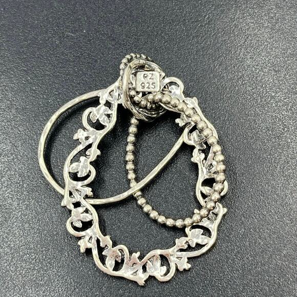 PZ Paz Creations Israel Sterling silver 925 Floral Filigree Balls Pendant - Picture 4 of 8